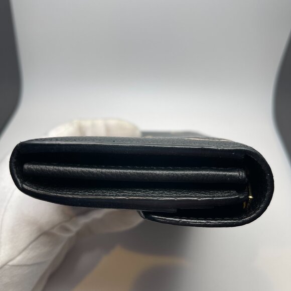 LOUIS VUITTON RFID Bicolor Monogram Empreinte Leather Sarah Wallet - Preowned - Picture 13 of 16